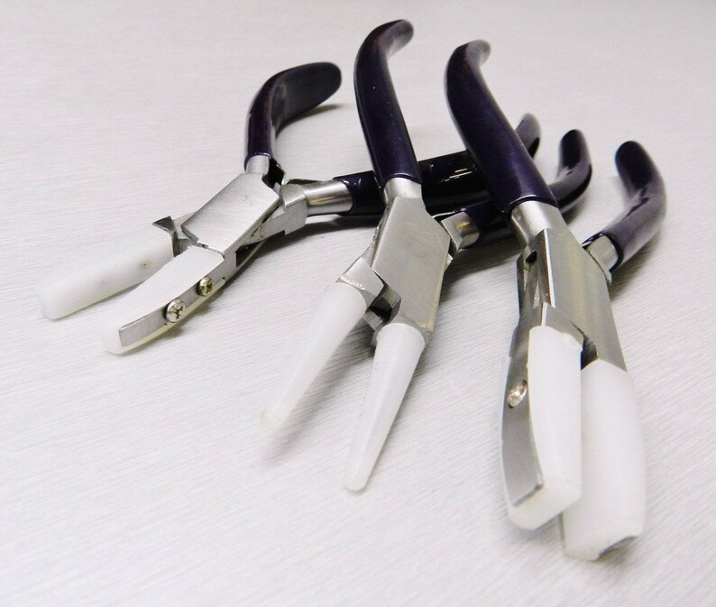 Nylon Jaw Pliers HD 3 Set Jewelry Craft Bead Wire Working Etsy
