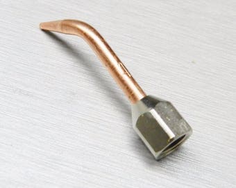 Smith Little Torch Tips Curved Tip # 4 Size Jewelry Soldering Repair Glass Work (1E)