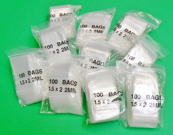 2 x 3 x 2 mil Clear Eco-Friendly Poly Ziplock Bags