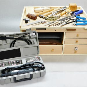 Jewelry Making Workbench & Tools Set Bench Tools Rotary Tool with Flexible Shaft