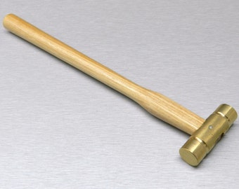 Brass Hammer Head Solid Brass Mallet 2" Jewelry Metalsmith Crafts Tool 100 Gram