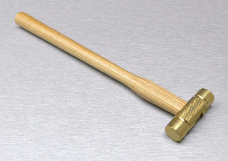 Brass Hammer Head Solid Brass Mallet 2 Jewelry Etsy