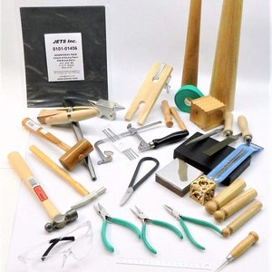 Metalsmith Tools Kit Beginners Apprentice Metalsmithing Jewelry Making Tool Set by JTS