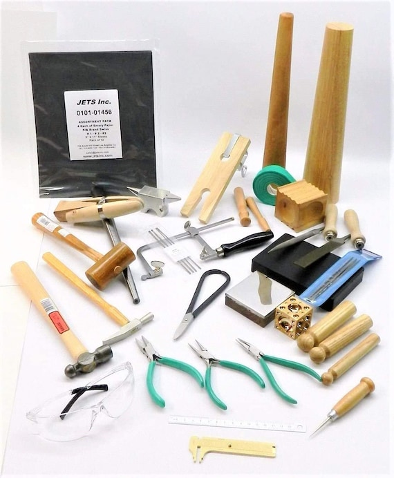 Metalsmith Tools Kit Beginners -Apprentice Metalsmithing Jewelry Making  Tool Set by JTS