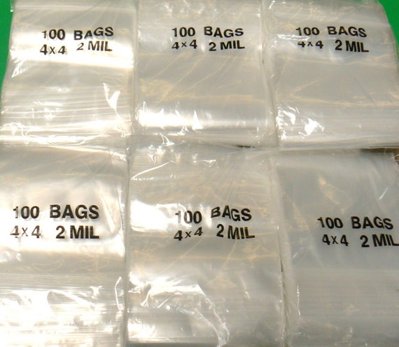 4x4 Plastic Bags