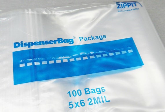 Reloc 2 Mil 5 x 10 Clear Ziplock Bags Pack of 1000
