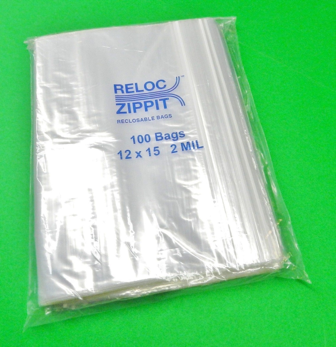 RELOC ZIPPIT 50 ZIPLOCK BAGS 8x10 Heavy Duty 6 IL THICK RECLOSABLE - Foto 6