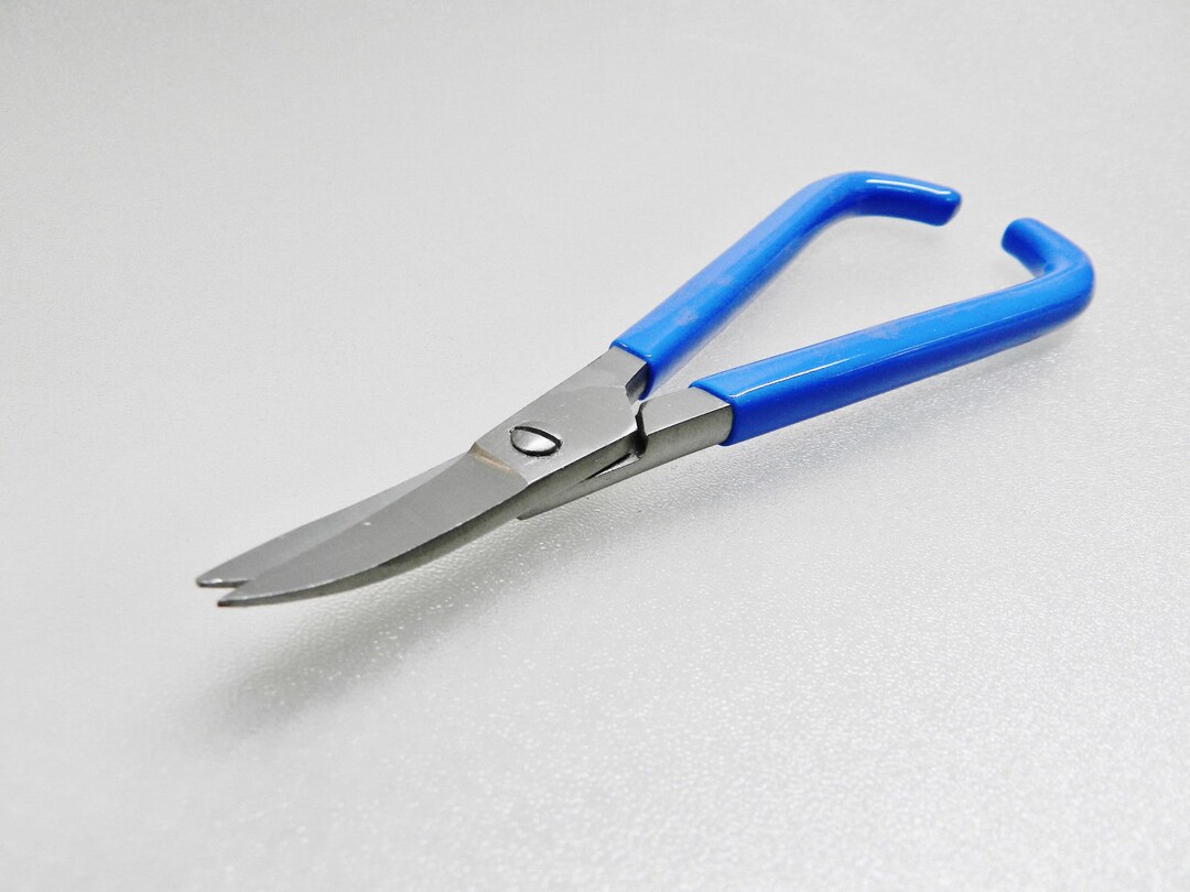 Jewelers Shears Curved Blade 7 PVC Handle Jewelry Making Etsy