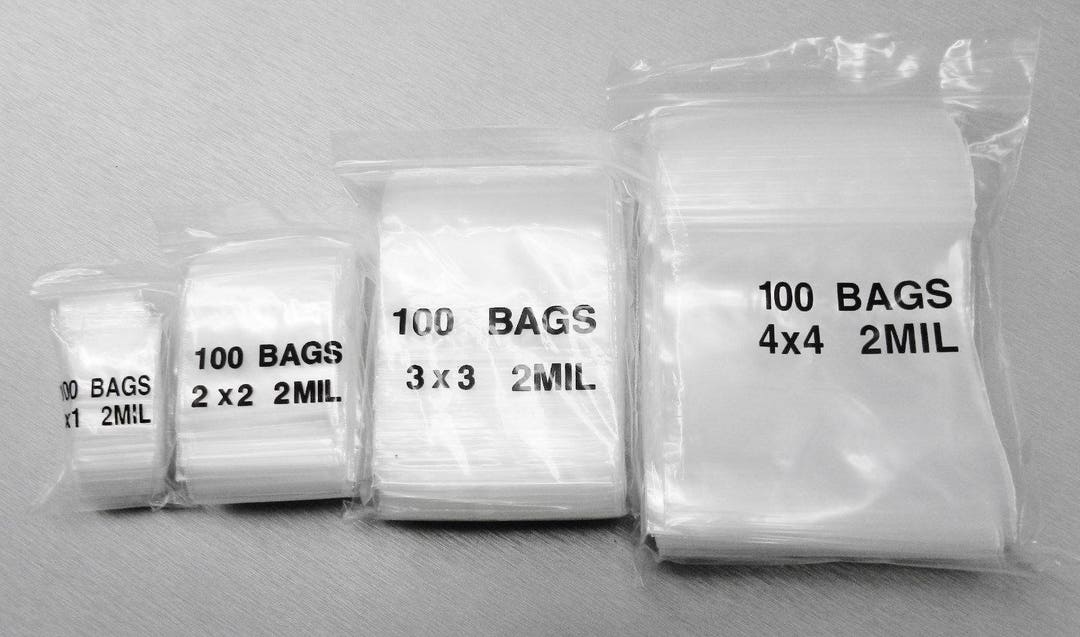 Bolsas De Plastico Pequenas, 400 Piezas De Mini Bolsitas, 4 Tamanos  Surtidos
