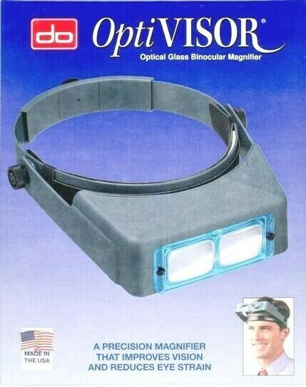 Donegan Optivisor® Headband Magnifier Da-5, 2-1/2X, 8 With Glass Lenses