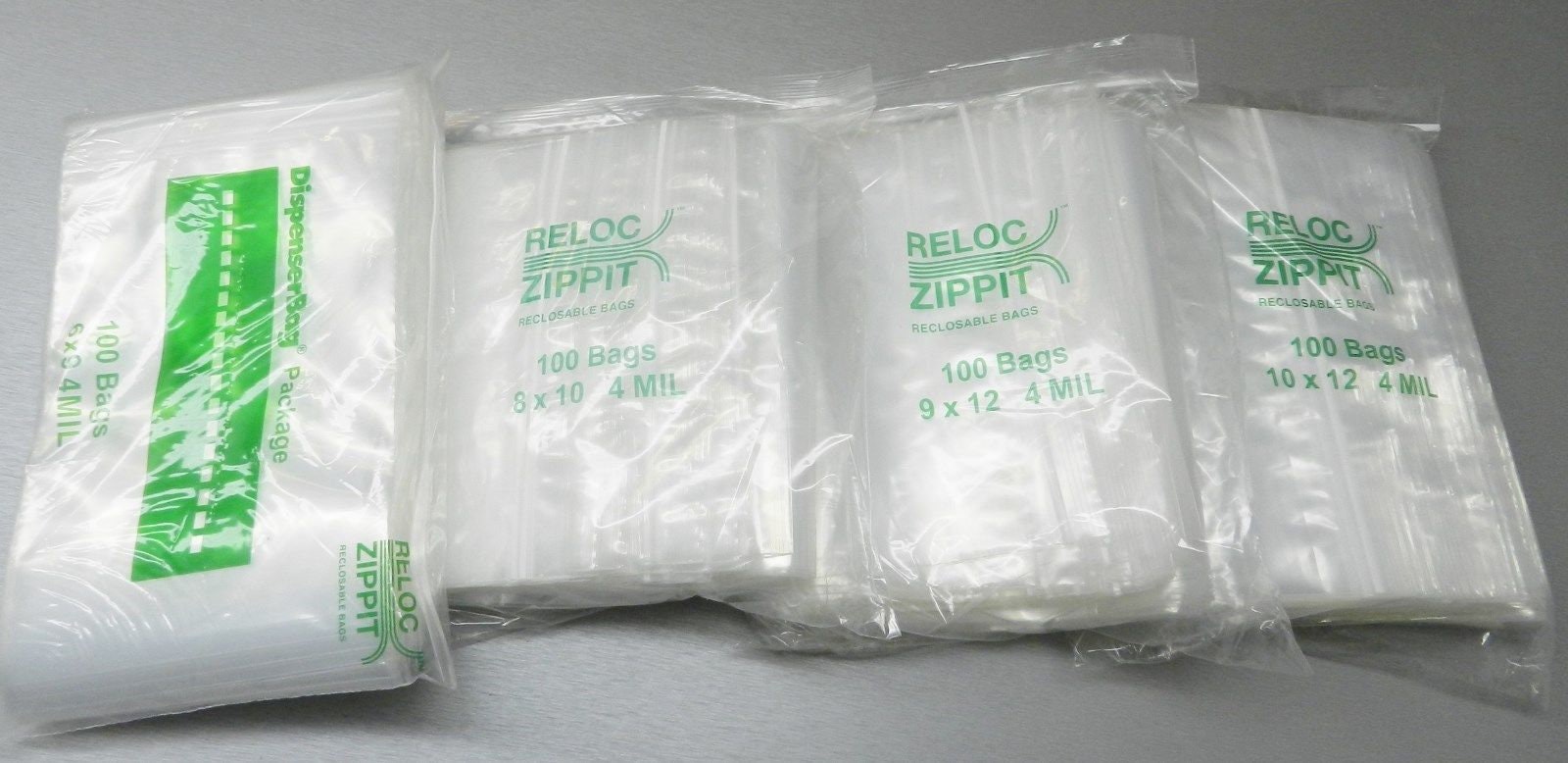 600 bolsas de bloqueo Zip Squeeze grandes 2mil surtido claro 100 cada uno  5x6 5x8 6x9 8x10 9x12 12x15 -  México