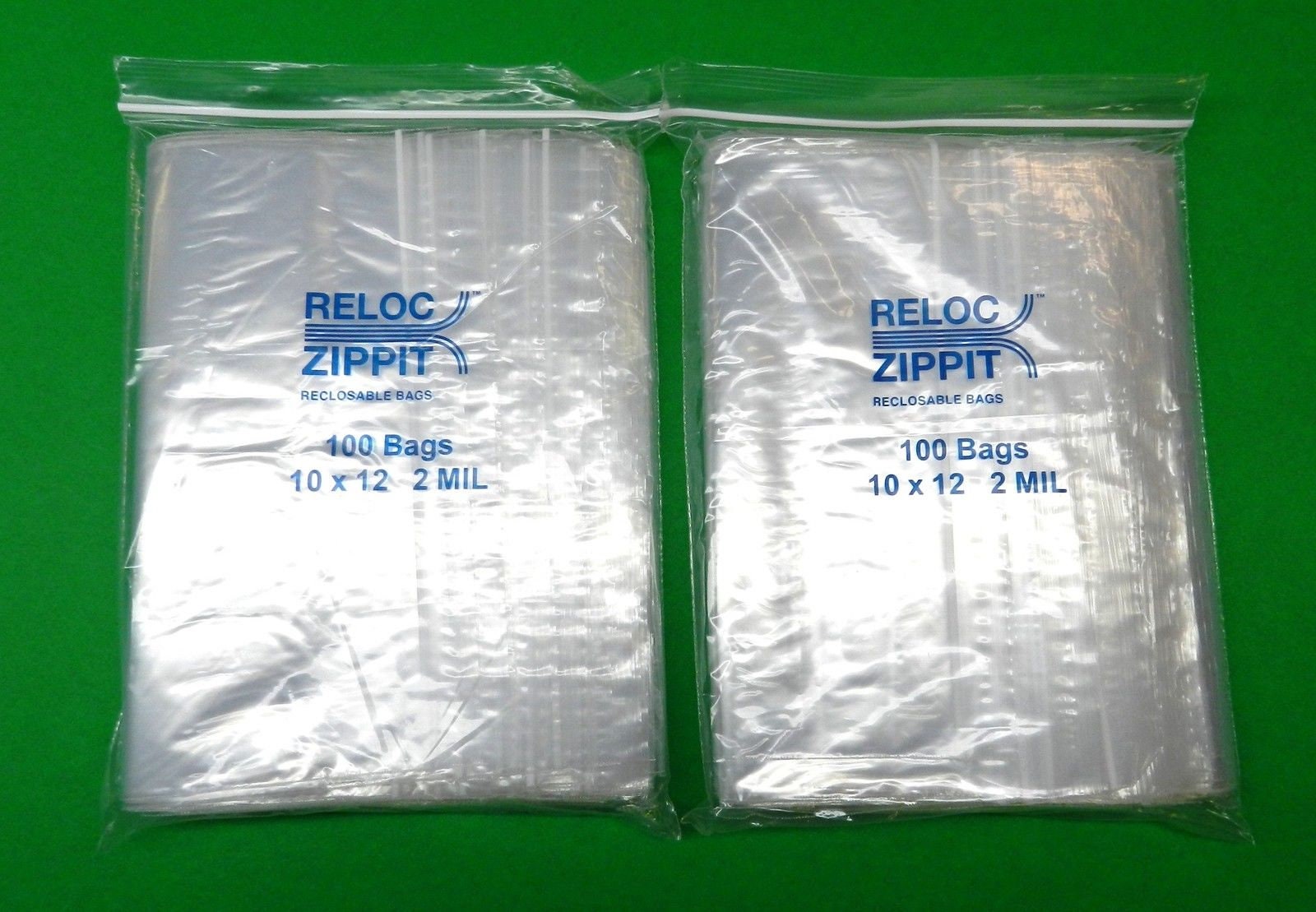Jumbo Zip Squeeze Lock Bags 14x24 Clear 4mil 50PCS Reclosable Large Bag  14x24 