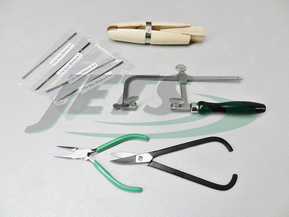 Jewelry Making Kit Sawing Holding Saw Frame Blades Shear Pliers & Ring  Clamp Set E15 