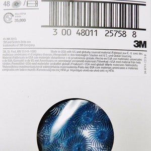 3M Radial Bristle Discs Brushes Blue 400 Grit 3/4 Bristle Brush Pack of 48 Disc image 3