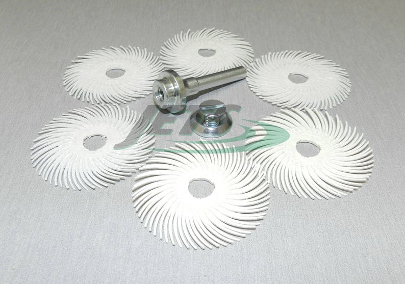 3M Radial Bristle Disc 2 6 Pcs White Discs 120 Grit Etsy