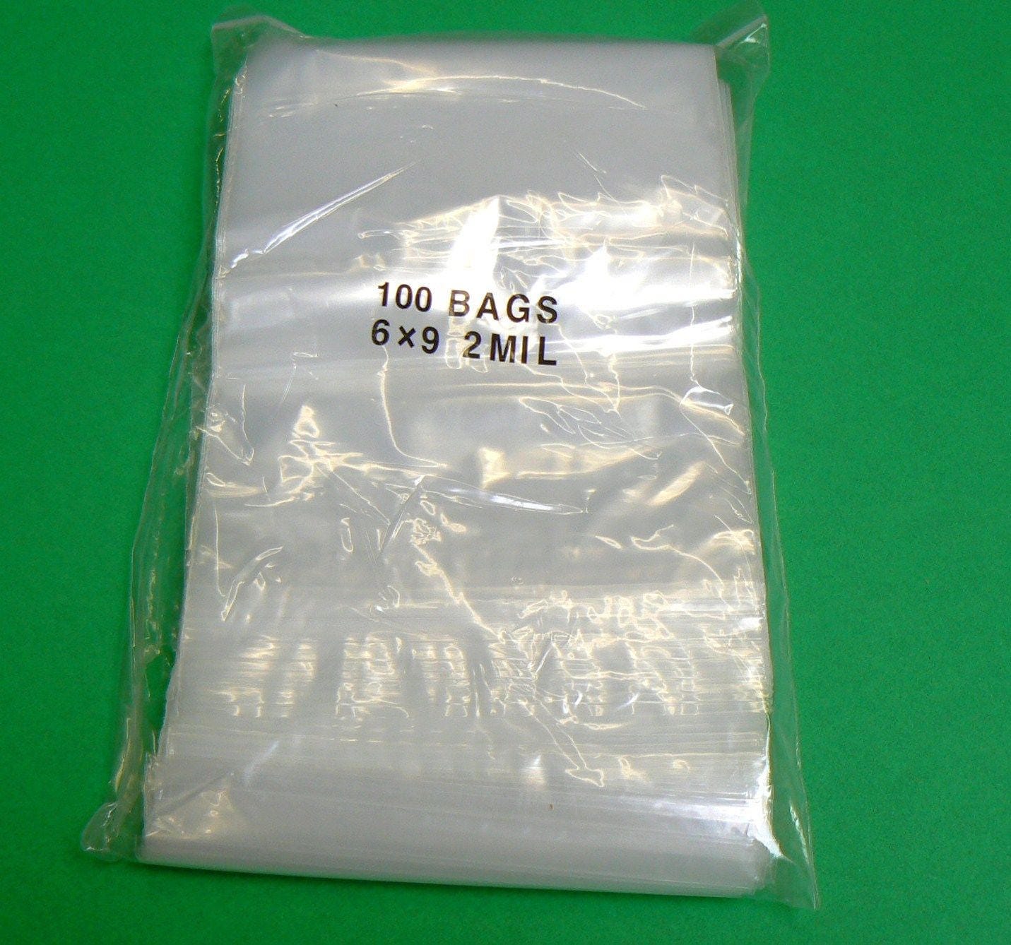 bags 18 x 13 ziplock Bags Ziplock Bag Clear Poly Reclosable 6x9 Mil 2