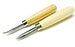 Burnisher Curved & Straight Blade 2' Burnishing Tool Set Jewelry Setting Bezel 