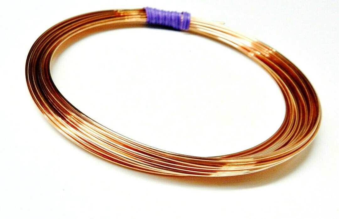 18ga Copper Wire Dead Soft Pure Round Copper Wire 25' Coil 18gauge