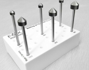 FOX Fig 413 Jewelry Setting Bur – 4mm – Vanadium Steel – Made In Germany – Stone Setting Bur 040