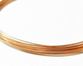 5' Round Dead Soft Copper Wire - 8 Gauge