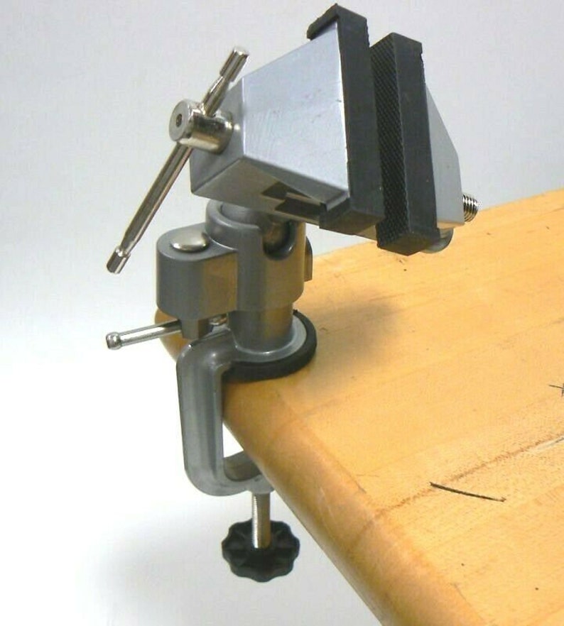 Vises Bench Swivel W/ Clamp 3 Tabletop Vise Tilt Rotates Etsy Canada