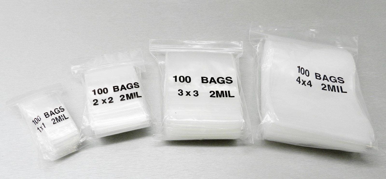 assorted ziplock bags