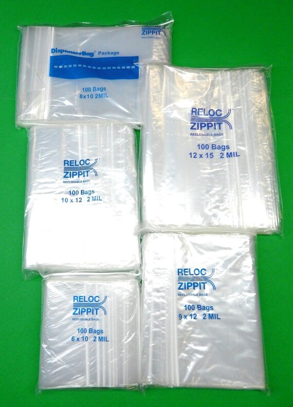 assorted ziplock bags