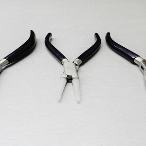Nylon Jaw Pliers HD 3 Set Jewelry Craft Bead Wire Working Bending Forming Tools 10E image 3