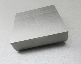 1" Thick Steel Block 3"x3" Bench Block Anvil Jewelry Metal Working Stamping A-1 (1.13 FRE)