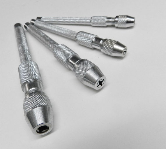 4 PC PIECE PIN VISE TOOL PIN VICE MINI HAND DRILL WIRE GAUGE SIZE HOLLOW SHAFT 4 PC PIECE PIN VISE TOOL PIN VICE MINI HAND DRILL WIRE GAUGE SIZE HOLLOW SHAFT