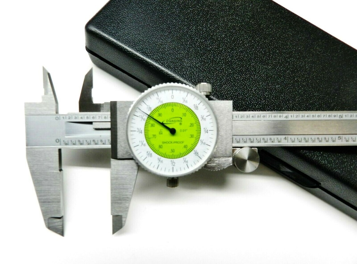 Igaging Fractional Dial Caliper 6 Inside Outside Depth Etsy