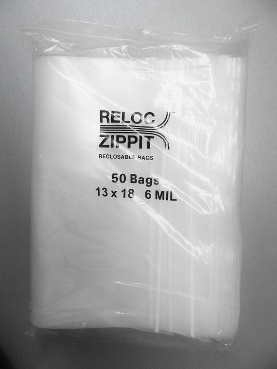 100 Plastic Bags Zip Seal 2-4-6Mil Thick Reclosable Top Lock Zipper Small  Large