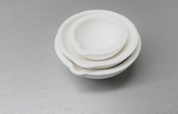 500 Gram Ceramic Silica Melting Crucible Set with Borax & Tongs
