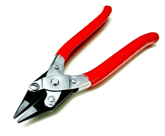 Parallel Action Chain Nose Pliers Smooth Jaw With PVC Coated Handles 8  200mm 