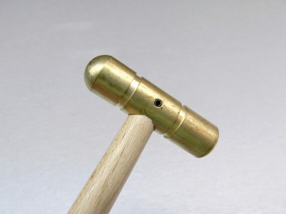 2oz BRASS HAMMER FLAT HEADS SOLID BRASS METAL SMITH HOBBY CRAFT JEWELLERS TOOLS