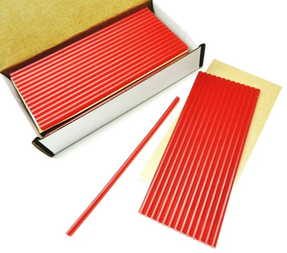 Red Utility Wax Sticks Soft Wax 6 X 3/16 Thick Justi-red by Ferris Freeman  8oz 