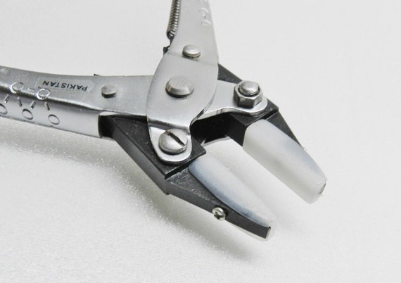 2 Piece Parallel Action Smooth Flat Nose /& Brass jaws Pliers Jewelry Wire Crafts