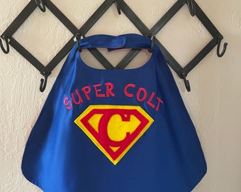 Kids - SuperHero Cape with Custom Shields, Logos or Embroidered lettering