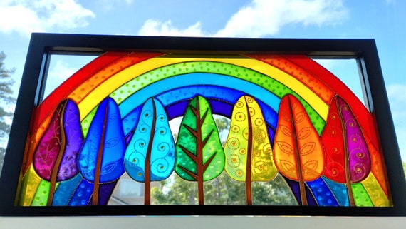 Easy Window Glass Art