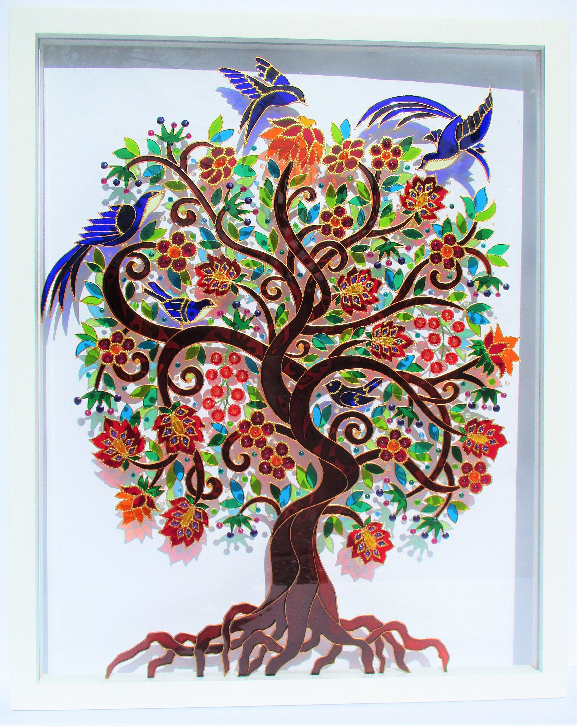 【絵画展入賞作品】深海のdeus / 46×38㎝ F8 インテリア モダン 生命の木 21
