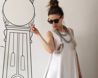 Women's Linen Dress / Long Linen Dress / Plus Size Women's Dresses / Sleeveless Linen Dress / Summer Linen Dress / Linen Clothing