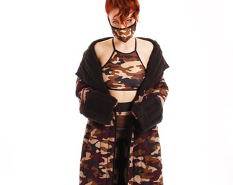 NEW AW Extravagant Winter Jacket / Warm Winter Jacket / Camouflage Jacket di FabraModaStudio