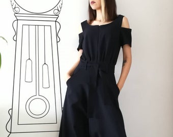 Extravagant Jumpsuit / Elegant Jumpsuit / Women's Jumpsuit / Romper Women by FabraModaStudio