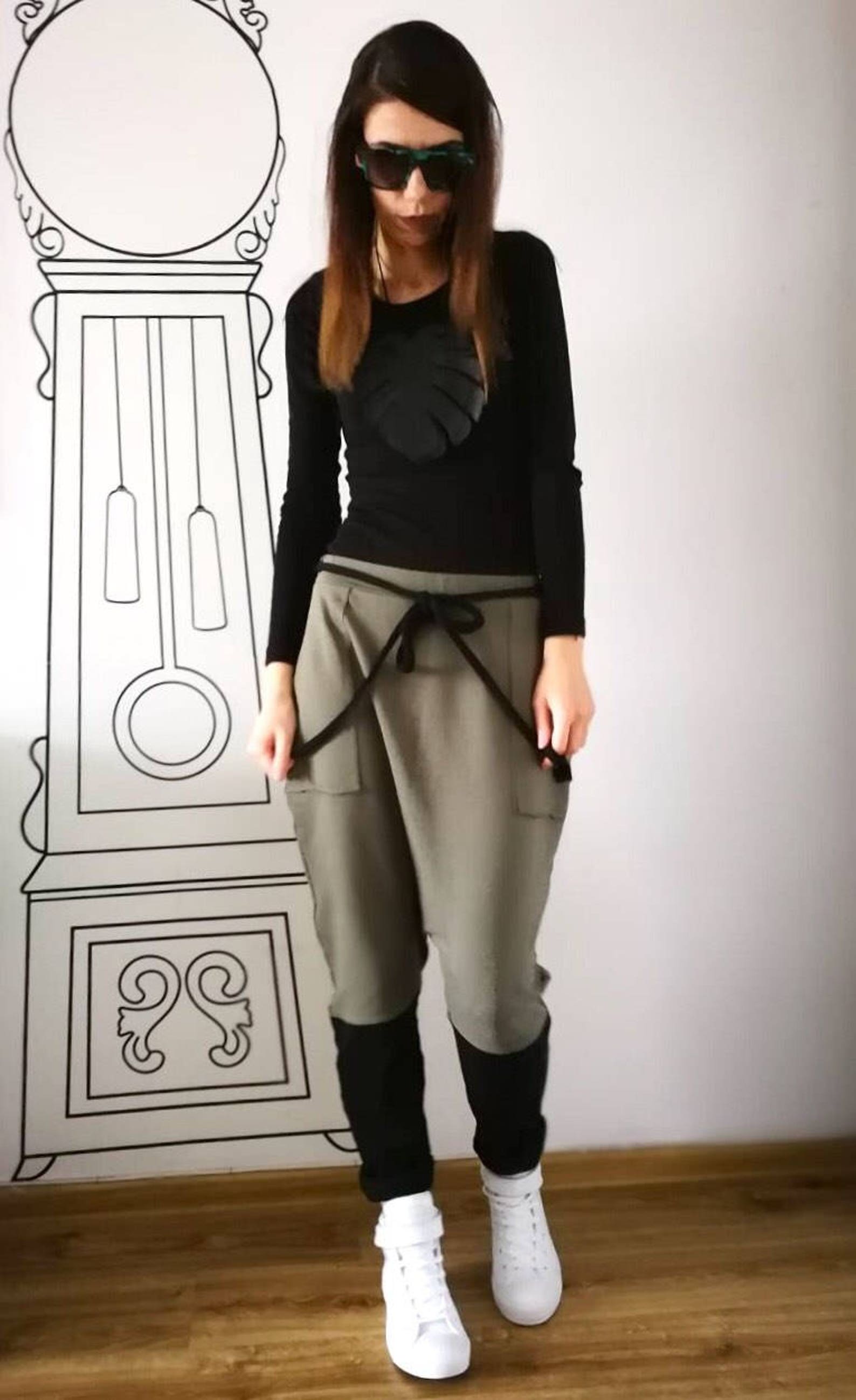 Extravagant Drop Crotch Sweatpants / Harem Pants / Casual | Etsy