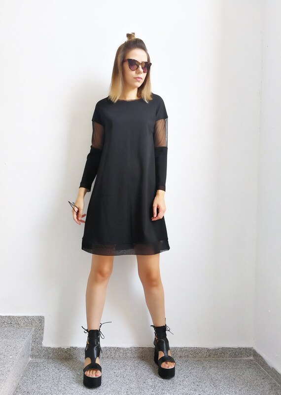 Buy Little Black Dress, Long Sleeve Dress, LBD, Plus Size Dress, Sexy Dress,  Party Dress, Plus Size Dress, Dresses for Women Online in India - Etsy