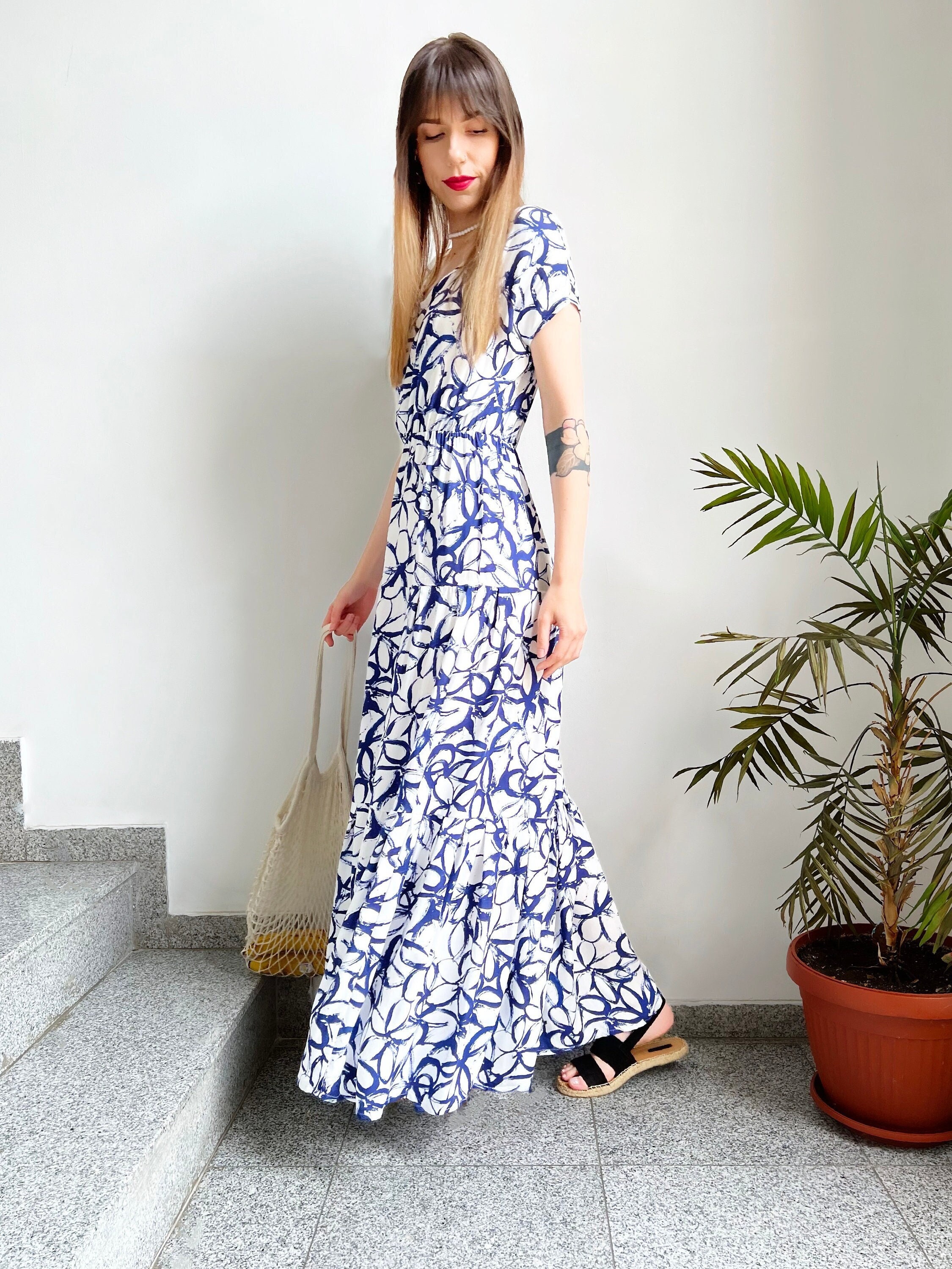 wholesale mexican embroidered dresses Bodega Denim Mini Dress Medium main image 0