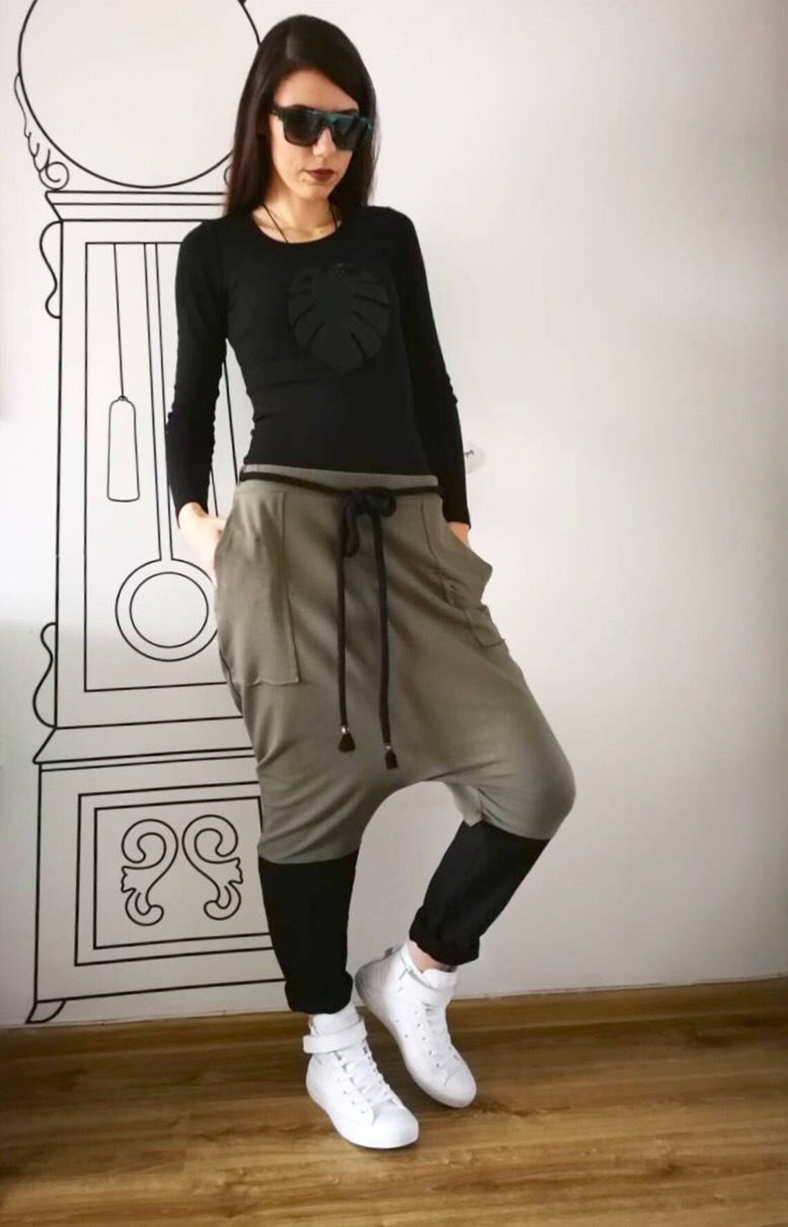 Extravagant Drop Crotch Sweatpants / Harem Pants / Casual | Etsy