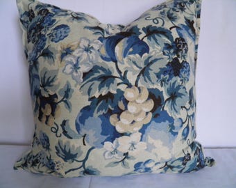 Floral Linen Cushion Cover - Mediterranean Hinterland US