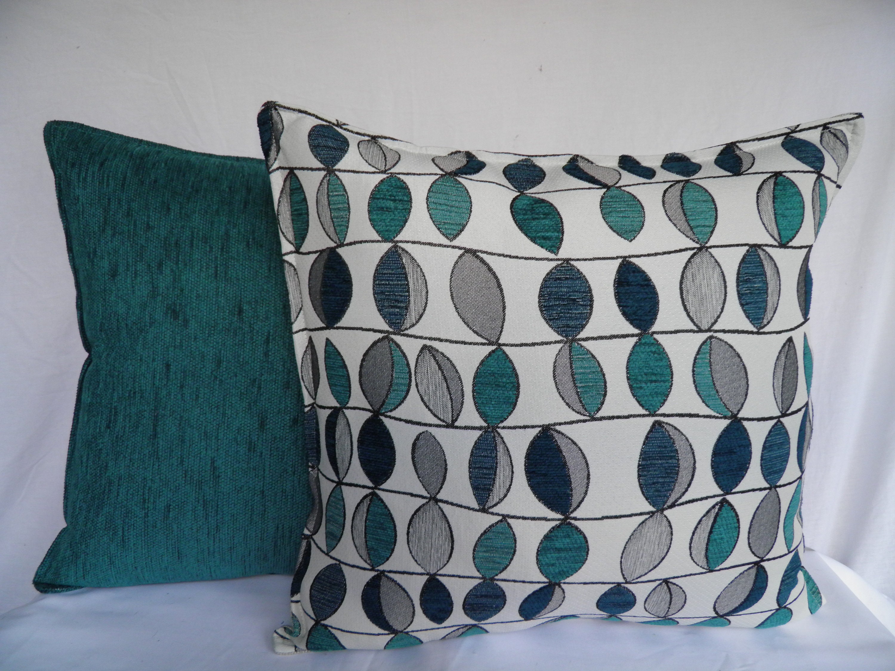 Australian Made Cushion Cover in Summertime Aqua Modern Etsy Ireland