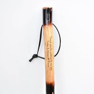 Carved Walking Stick, Hiking Stick, Personalized Walking Stick, Wood Walking Stick, Hiker Gift, Walking Cane, Hiking Gift, Father's Day Gift image 7